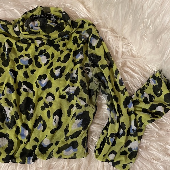 Nasty Gal | any meow-meant now leopard mesh bodysuit - Picture 10 of 11